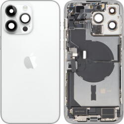 Apple Piese si componente Capac Baterie Apple iPhone 14 Pro Max, Cu Carcasa Mijloc, Full Parts, Argintiu, Swap (cb/369198/fullp/sw) - vexio