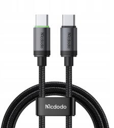 Mcdodo Cablu Type-C la Type-C PD60W Fast Charging, Aliaj de aluminiu, 1m, Negru (CA-4410) - vexio