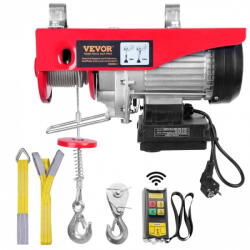 VivaTechnix Electropalan 1600 W, Inaltime 6/12 m, viteza 10 m/min, capacitate 500/1000 kg, Telecomanda fara fir (DD2200LBS21FT8V69V2) - vexio