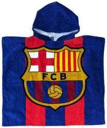  FC Barcelona Kapucnis Strandtörölköző - Bébi - 60x120 cm (118669)