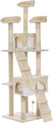 Funfit XXL 5 szintes macska Szórakoztató központ és Kaparófa - bézs