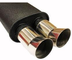  DTM kipufogódob rozsdamentes acél véggel KP-1515BK