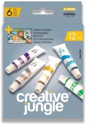 Sakota Creative Jungle 6 darabos tubusos tempera készlet kifestővel (CEA2703A)