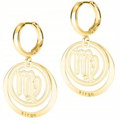  Arany fülbevalók Szűz csillagjegyekkel Szűz csillagjegyek 925 EZÜST