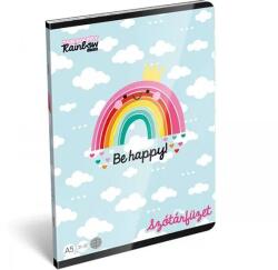  Happy Rainbow: Szivárvány mintás szótárfüzet, A5 (18931)