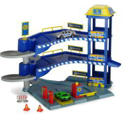 Dickie Toys Rendőrségi Parkolóház Játékszett - 3 Szintes (203718000038)