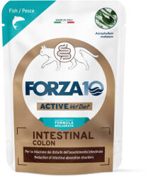 FORZA10 Active Line Cat 12x80g Forza 10 Intestinal Colon Active Vet Diet fehér hal nedves macskatáp