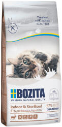 Bozita 2x2kg Bozita gabonamentes Indoor & Sterilised rénszarvas száraz macskatáp