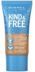 Rimmel London Fond de Ten Kind&Free, 103 True Ivory, 30 ml (COR-MAG1017711TS)