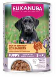 EUKANUBA EUKANUBA Nedves kutyakaja kölyökkutyáknak, pulykahússal és sárgarépával, 400 g