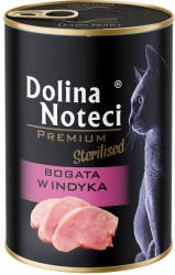 Dolina Noteci DOLINA NOTECI Premium sterilizált macskák számára pulykában gazdag 24x400g