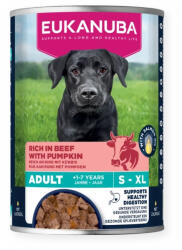 EUKANUBA EUKANUBA Nedves eledel felnőtt kutyáknak, marhahúsban és tököben gazdag 400 g