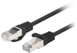 Lanberg Patch Cord Lanberg PCF6-20CC-0100-BK, CAT. 6, FTP, 1 m, Black, 10buc (PCF6-20CC-0100-BK)