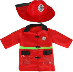  Tűzoltó jelmez rádióval 3-8 éveseknek (KX4295)