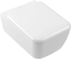 Villeroy & Boch Skyla wc csésze lassú záródású ülőkével függesztett perem nélkül mély öblítéssel fehér fényes 4682CLR1 (4682CLR1)