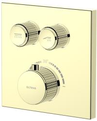 Oltens Onega kád és zuhany csaptelep süllyesztett z termosztáttal arany fényes 34602800 (34602800)