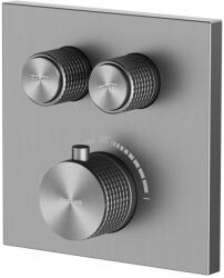 Oltens Onega kád és zuhany csaptelep süllyesztett z termosztáttal grafit 34602400 (34602400)