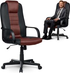 Sofotel Scaun de birou rotativ Sofotel negru-maro (J-518B-BLACK-BROWN)