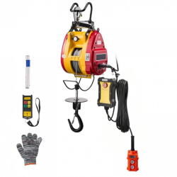 VivaTechnix Electropalan portabil cu telecomanda 2 in 1, Telecomanda cu fir/fara fir, 1500W, max 300 kg, Inaltime 30 m (MAGBXSDDHLYX33XRC001V2) - pcone