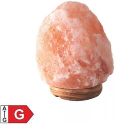 Home Sókristálylámpa, fa talp E14 foglalattal, 1, 5 m tápkábel kapcsolóval, 2-3 kg tömegű, 15 W-os izzó tartozék, 230 V WS 2300