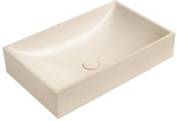 SAPHO Trant mosdótál 58x36 cm négyszögletes mosdótálak barna/bézs AR472 (AR472)