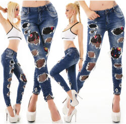 EmonaMall Дамски дънки EmonaMall - Модел W50010 (W50010-GURU101-30)