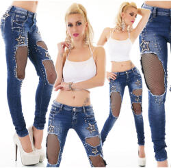 EmonaMall Дамски дънки EmonaMall - Модел W50008 (W50008-NURO102-30)
