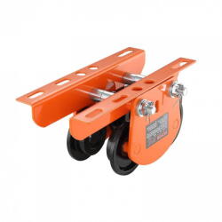 VivaTechnix Carucior cu role pentru electropalan capacitate 1 Tona, latime reglabila 68-110 mm (DDHLSDXC1T26IDDHFV0) - pcone