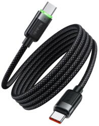 Mcdodo Cablu Type-C la Type-C 60W, Fast Charging, Self-Winding Series 1.2m Negru (CA-2000N)
