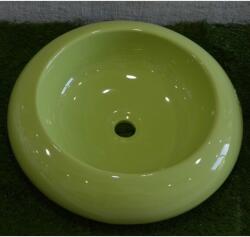 Inter Ceramic Мивка за баня ICB 010G, монтаж върху плот, порцелан, зелен, 50x50x13см (010G)