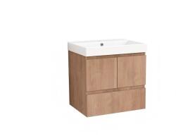 Inter Ceramic Конзолен PVC шкаф BETTINO-60 9047-60, Inter Ceramic, 61.5х60х46см (9047-60+УМИВ. 5953W-2NEW)