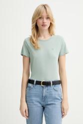 BOSS póló selyemkeverékből Eventsa9 - zöld S