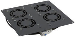 Legrand Rackszekrény ventilátor 19" - 4 ventilátor, termosztát, 320m2 /óra, (Linkeo álló rack szekrényekhez) (646431) - pixel