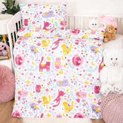 4home Lenjerie de pat din bumbac pentru copii 4Home Playful Paws, 100 x 135 cm, 40 x 60 cm, 100 x 135 cm, 40 x 60 cm Lenjerie de pat