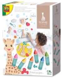 SES Creative Sophie La Girafe Fürdőkréta Formákkal