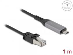 Delock Cablu de retea USB Type C la RJ45 Gigabit LAN 1m, Delock 60759 (60759)