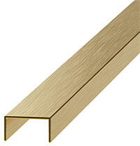  NOX Prémium dekorcsík- inox, szálcsiszolt arany 8mm/270cm (456012729)