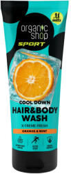Organic Shop cool down sampon és tusfürdő naranccsal és mentával 200 ml - vitalora