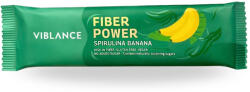 Viblance fiber power bar banán & spirulina 40 g - vitalora