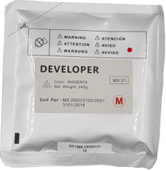 Utángyártott SHARP MX31GVSA DEVELOPER Magenta 240g. /FU/* (SHMX31GVSAFU) - bbmarket