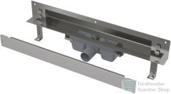 Alcadrain APZ5 SPA Lefolyó rendszer a falba építéshez, fedlap rozsdamentes-matt, 750 mm APZ5-SHADE-750 (APZ5-SHADE-750)