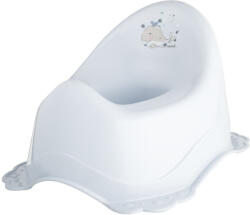 MALTEX Csúszásmentes Bili Minimal Bálna Satin Blue - Stabil Talp, Kényelmes Ülés, Bilire Szoktatáshoz