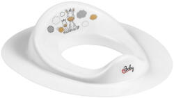 MALTEX Zebra WC Szűkítő White - Kényelmes és Biztonságos WC-redukció Gyerekeknek, Biliről WC-re Szoktatáshoz