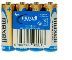 Maxell Elem AA ceruza LR6 zsugorfóliás alkaline 4 db/csomag, Maxell (790261.04.CN) - mystock