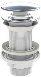 Viva Style Klikk - klakk PVC leeresztő - KEREK - KRÓM -univerzális- túl/nem túlfolyós mosdóhoz - 5/4" - Ø 65 mm (32113A4H) - gardenet