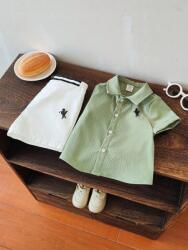 Shein Kétszínű Rövidnadrág Szett Ing (18-24M)