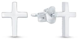  Fehérarany keresztes fülbevalók