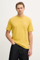BOSS Orange pamut póló Te_BossClub - sárga XXL