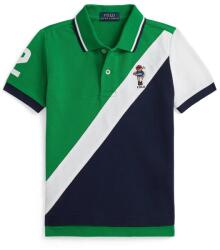 Ralph Lauren gyerek pamut póló - zöld 102-108 - answear - 40 990 Ft