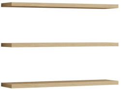 Hanah Home Fali polc szett 3db, zafír tölgy (1000100)